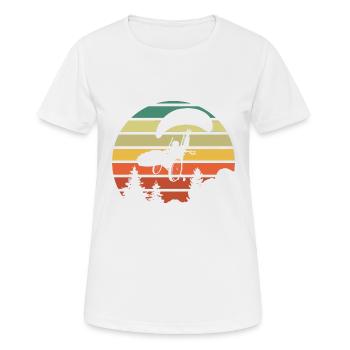 PARAGLIDING ROLLSTUHL HANDICAP - Women's Breathable T-Shirt - white - Front - AI Model Female 172 dark (172cm)