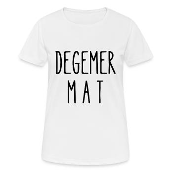 degemer mat - T-shirt respirant Femme - blanc - Devant - AI Model Female 172 dark (172cm)