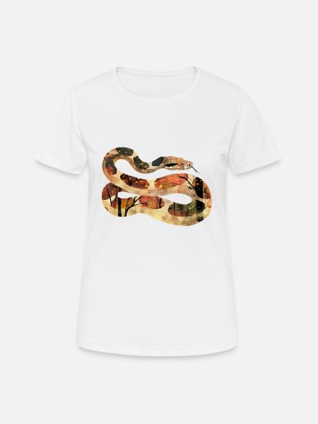 Boa constrictor - Women's Breathable T-Shirt - white