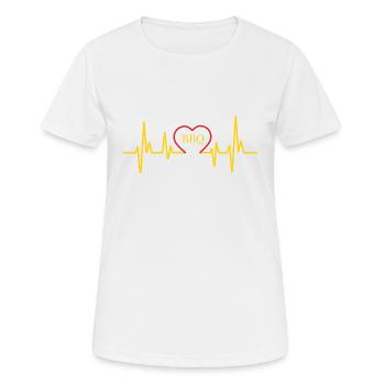 I love ''BBQ'' - Women's Breathable T-Shirt - white - Front - AI Model Female 172 dark (172cm)