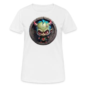 Devil's roast - Women's Breathable T-Shirt - white - Front - AI Model Female 172 dark (172cm)
