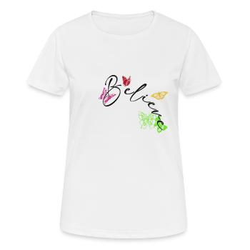Croire - T-shirt respirant Femme - blanc - Devant - AI Model Female 172 dark (172cm)