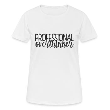Professional reflector - Women's Breathable T-Shirt - white - Front - AI Model Female 172 dark (172cm)