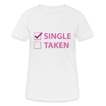 Single Taken - Women's Breathable T-Shirt - white - Front - AI Model Female 172 dark (172cm)