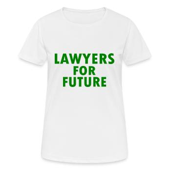 Lawyers for future - Women's Breathable T-Shirt - white - Front - AI Model Female 172 dark (172cm)