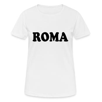 Rom roma - Frauen T-Shirt atmungsaktiv - Weiß - Vorne - AI Model Female 172 dark (172cm)