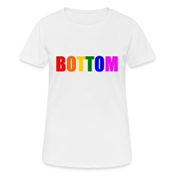 Bottom - Women's Breathable T-Shirt - white - Front - AI Model Female 172 dark (172cm)