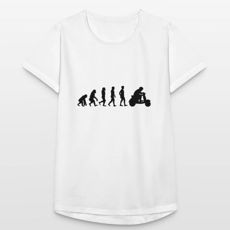 Evolution Rollerfahrer Frauen T-Shirt atmungsaktiv
