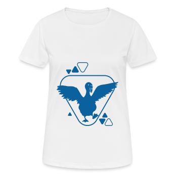 Swan - Bird - Nature Conservation - Women's Breathable T-Shirt - white - Front - AI Model Female 172 dark (172cm)