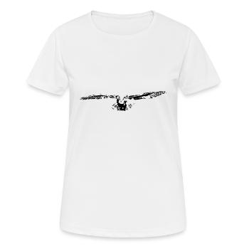 Owl - Women's Breathable T-Shirt - white - Front - AI Model Female 172 dark (172cm)