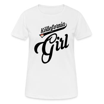 Kölle Girl Kölsch Mädche Kölnerin Köln - Frauen T-Shirt atmungsaktiv - Weiß - Vorne - AI Model Female 172 dark (172cm)