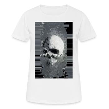 skull bug - T-shirt respirant Femme - blanc - Devant - AI Model Female 172 dark (172cm)