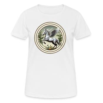Flying horse - Women's Breathable T-Shirt - white - Front - AI Model Female 172 dark (172cm)