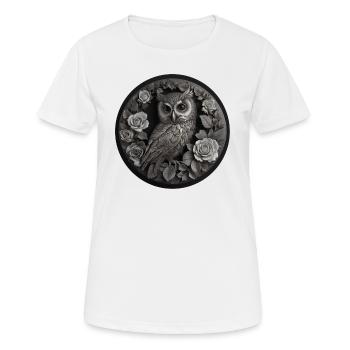 Silver Owl - Women's Breathable T-Shirt - white - Front - AI Model Female 172 dark (172cm)