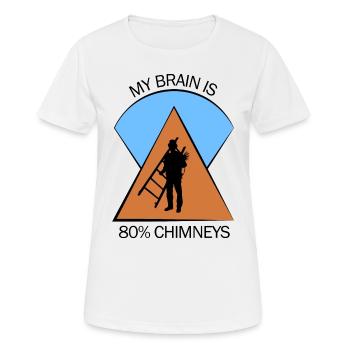 Ramoneur Ramoneur Ramoneur - T-shirt respirant Femme - blanc - Devant - AI Model Female 172 dark (172cm)
