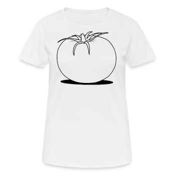 tomate - T-shirt respirant Femme - blanc - Devant - AI Model Female 172 dark (172cm)