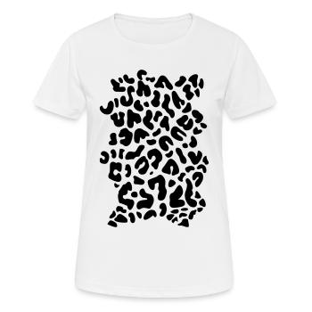 Leopard Cheetah Africa Pattern Animal Print Animal - Women's Breathable T-Shirt - white - Front - AI Model Female 172 dark (172cm)