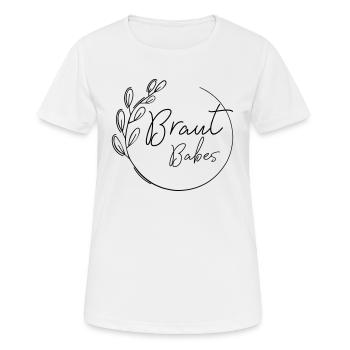 Braut Babes Bride Babes JGA Hochzeit Crew team - Frauen T-Shirt atmungsaktiv - Weiß - Vorne - AI Model Female 172 dark (172cm)