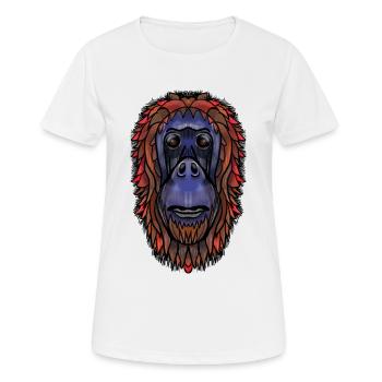 Butler von Jon Ball - Frauen T-Shirt atmungsaktiv - Weiß - Vorne - AI Model Female 172 dark (172cm)