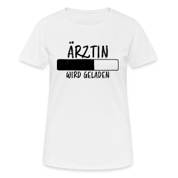 Ärztin Arzt Lustiger Spruch Doktor Ärztin Geschenk - Frauen T-Shirt atmungsaktiv - Weiß - Vorne - AI Model Female 172 dark (172cm)
