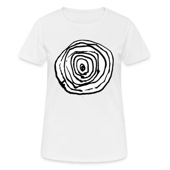 eye - Women's Breathable T-Shirt - white - Front - AI Model Female 172 dark (172cm)