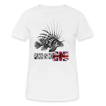 Punk is not dead - Women's Breathable T-Shirt - white - Front - AI Model Female 172 dark (172cm)