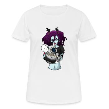 Zombie Monster Undead Koala Creature Halloween - T-shirt respirant Femme - blanc - Devant - AI Model Female 172 dark (172cm)