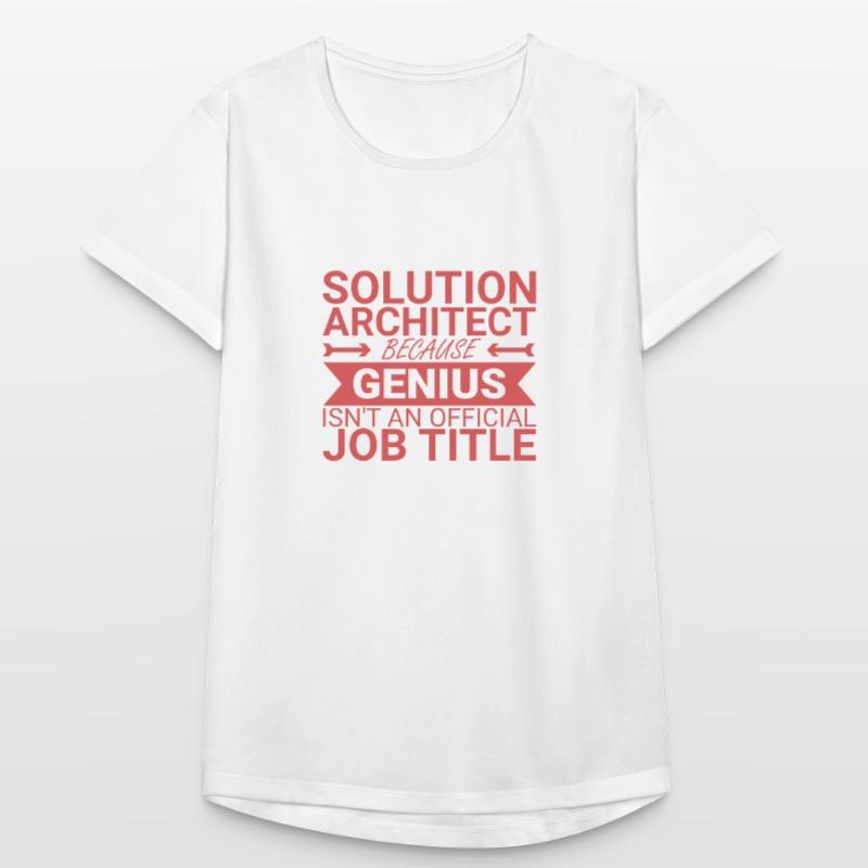Architecte de solutions Genius | Solution Architecture T-shirt respirant Femme