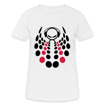DJ - T-shirt respirant Femme - blanc - Devant - AI Model Female 172 dark (172cm)