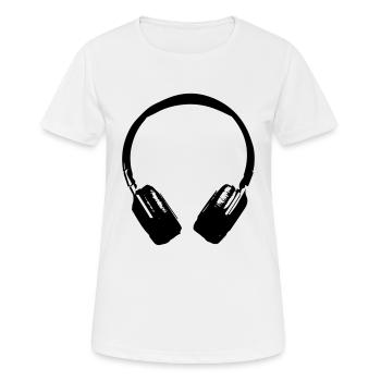 helmen - Frauen T-Shirt atmungsaktiv - Weiß - Vorne - AI Model Female 172 dark (172cm)