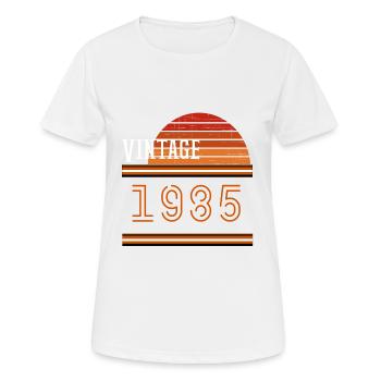 1985 - Women's Breathable T-Shirt - white - Front - AI Model Female 172 dark (172cm)