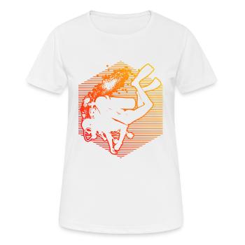 Plongée sous-marine Diver Diver Diver Hommes - T-shirt respirant Femme - blanc - Devant - AI Model Female 172 dark (172cm)