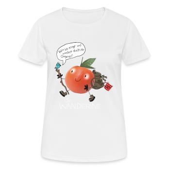 Wanderine - Women's Breathable T-Shirt - white - Front - AI Model Female 172 dark (172cm)