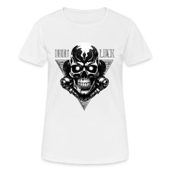 Good Luck - Frauen T-Shirt atmungsaktiv - Weiß - Vorne - AI Model Female 172 dark (172cm)