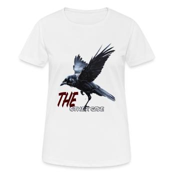 die andere Seite - Frauen T-Shirt atmungsaktiv - Weiß - Vorne - AI Model Female 172 dark (172cm)