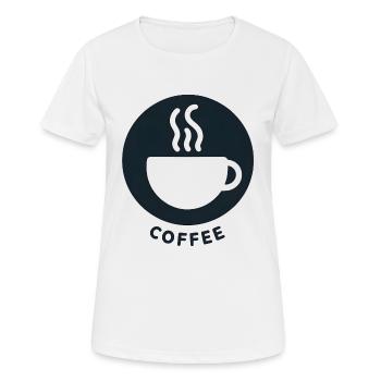 Coffee Morning Breakfast - Women's Breathable T-Shirt - white - Front - AI Model Female 172 dark (172cm)