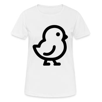 chick - Women's Breathable T-Shirt - white - Front - AI Model Female 172 dark (172cm)