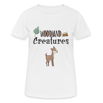 Forest dwellers - Women's Breathable T-Shirt - white - Front - AI Model Female 172 dark (172cm)
