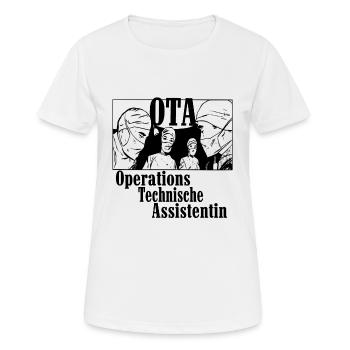 OTA Surgical Assistant Trend Sister - Women's Breathable T-Shirt - white - Front - AI Model Female 172 dark (172cm)