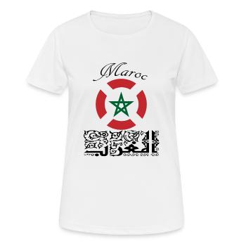 Morocco - Women's Breathable T-Shirt - white - Front - AI Model Female 172 dark (172cm)