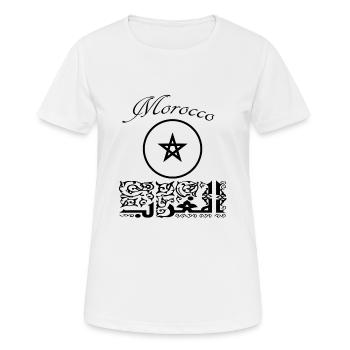 Morocco - Women's Breathable T-Shirt - white - Front - AI Model Female 172 dark (172cm)