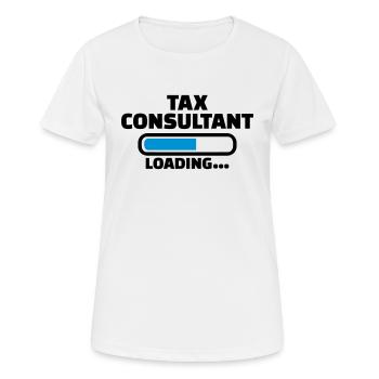 Tax consultant - Women's Breathable T-Shirt - white - Front - AI Model Female 172 dark (172cm)