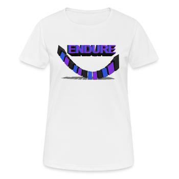 Endure - Wardrobe Warriors: Unite with Endure - Women's Breathable T-Shirt - white - Front - AI Model Female 172 dark (172cm)