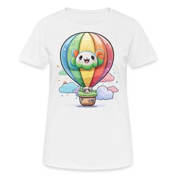 Up, Up and Away! - Women's Breathable T-Shirt - white - Front - AI Model Female 172 dark (172cm)