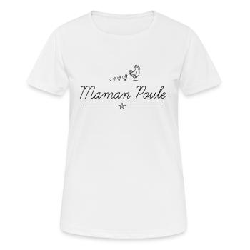 Mother hen - Women's Breathable T-Shirt - white - Front - AI Model Female 172 dark (172cm)