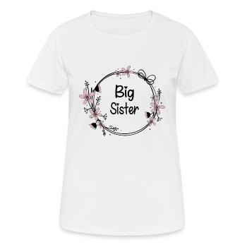 Big Sister - Women's Breathable T-Shirt - white - Front - AI Model Female 172 dark (172cm)