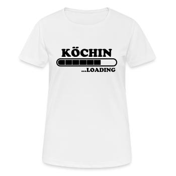 Köchin Spruch Kochen Job Lustiges Köchin Geschenk - Frauen T-Shirt atmungsaktiv - Weiß - Vorne - AI Model Female 172 dark (172cm)