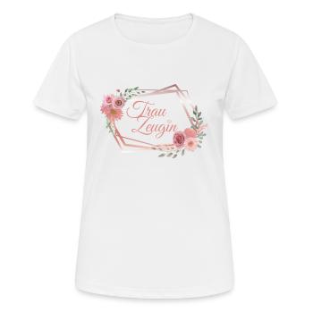 Willst du meine Trauzeugin sein - Frauen T-Shirt atmungsaktiv - Weiß - Vorne - AI Model Female 172 dark (172cm)