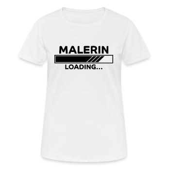 Malerin Spruch Malermeister Beruf Malerin Geschenk - Frauen T-Shirt atmungsaktiv - Weiß - Vorne - AI Model Female 172 dark (172cm)