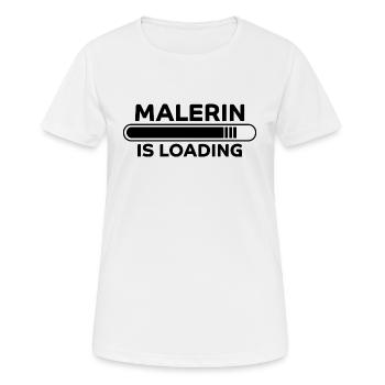 Malerin Spruch Malermeister Beruf Malerin Geschenk - Frauen T-Shirt atmungsaktiv - Weiß - Vorne - AI Model Female 172 dark (172cm)